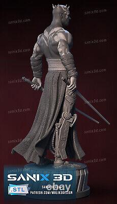 Darth Maul Statue (Unpainted Kit) SANIX3D 8K 3D Printed Resin 10cm to 33cm