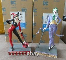 Dc Comic Harley Quinn &Joker Boxed Jim Shore Enesco Statue figure