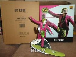 Dc Comic Iron Studios Batman Joker 1966 TV Surfboard Statues Boxed figure