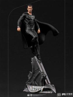 Dc Superman black Suit Zack Snyder Justice League statue Iron Studios Sideshow