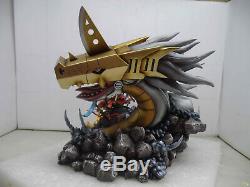Digimons Dark Masters Piemon Resin GK Statue Metal Seadramon Mugendramon Figure