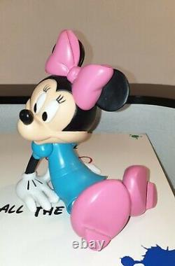 Disney MINNIE MOUSE One SIDE OF Books Bookrest Figure Statue VERY RARE