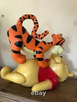 Disney Pooh with Tigger on his Belly Resin Statue Figure