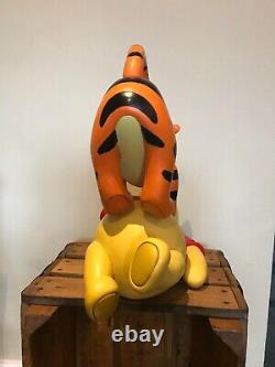 Disney Tigger On Pooh's Belly Resin Statue Figure