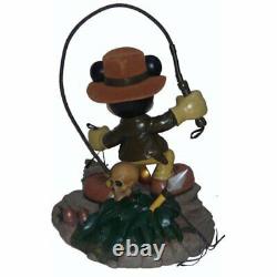 Disney parks mickey mouse as indiana jones resin statue figure alavezos new box