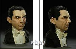 Dracula (Bela Lugosi) PAINTED 11 scale 360 Series 15.5 Tall Bust Dmgd Box Sale