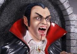 Dracula Wall Decor Statue Lifelike Fun Spooky Halloween Horror Prop Figure 3D