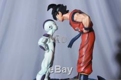 DragonBall Z DBZ Figure Frieza VS GOKU High Quality Resin Statue Luminous Base
