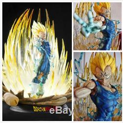 Dragon Ball Devil Vegeta Resin GK Statue Battle Damaged Version LED New In Stock