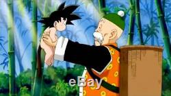Dragon Ball Grandpa Gohan Holding Baby Son Goku Adopt Woods Resin Statue Figure