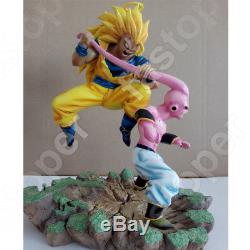 Dragon Ball Z Majin Buu VS SSJ Goku Resin GK Action Figure Collection Hot Statue