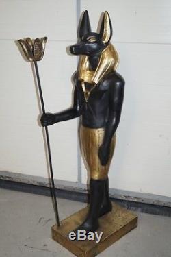 Egyptian God Anubis 1 Resin Statue Scalpture 135 cm Cabinet Garden Figure