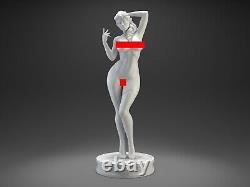 Elsa Snow Princess Unpainted Unassembled Resin 3D printed Model Figure NSFW KIT