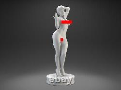 Elsa Snow Princess Unpainted Unassembled Resin 3D printed Model Figure NSFW KIT