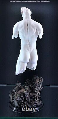 Erotic nude Male Torso Statue SPARTACUS Jaydee Models Sculpture Jonathan Dewar