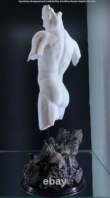 Erotic nude Male Torso Statue SPARTACUS Jaydee Models Sculpture Jonathan Dewar