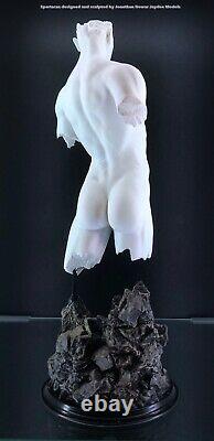 Erotic nude Male Torso Statue SPARTACUS Jaydee Models Sculpture Jonathan Dewar