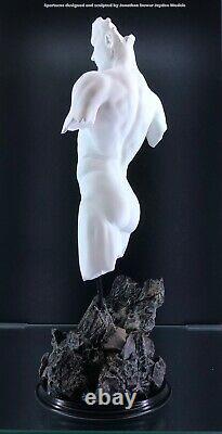 Erotic nude Male Torso Statue SPARTACUS Jaydee Models Sculpture Jonathan Dewar