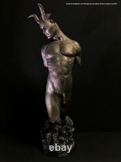 Erotic nude Male Torso Statue demon Jaydee Models Sculpture Jonathan Dewar