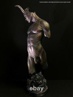 Erotic nude Male Torso Statue demon Jaydee Models Sculpture Jonathan Dewar