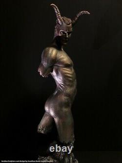 Erotic nude Male Torso Statue demon Jaydee Models Sculpture Jonathan Dewar