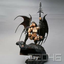 Fantasy Figure Gallery Female Devil Figure Resin GK Statue Unpainted White Model