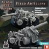 Field Artillery Set SOLID RESIN Sexy Girl Figure Model Kit Unassembled