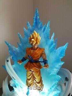 Figure Class Dragon Ball Super Saiyan Blue SSGSS Son Goku Resin Statue Black