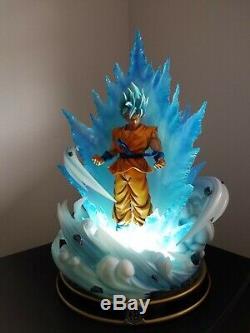Figure Class Dragon Ball Super Saiyan Blue SSGSS Son Goku Resin Statue Black