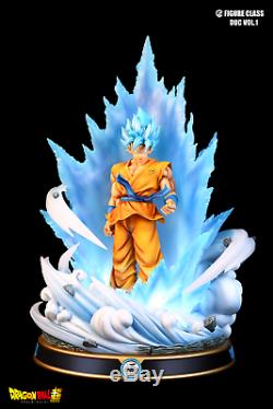 Figure Class Dragon Ball Super Saiyan Blue SSGSS Son Goku Resin statue God black