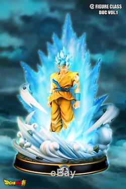 Figure Class Dragon Ball Super Saiyan Blue SSGSS Son Goku Resin statue God black