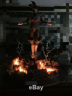 Figure Class Super Saiyan Rose Goku Black Resin Statue FC Vegeta UK Oi MT Trunks