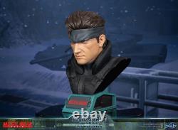 First4Figures Metal Gear Solid (Solid Snake Life-Size Bust) RESIN Statue NEW