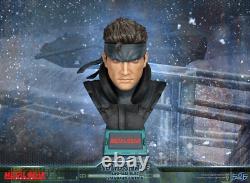First4Figures Metal Gear Solid (Solid Snake Life-Size Bust) RESIN Statue NEW
