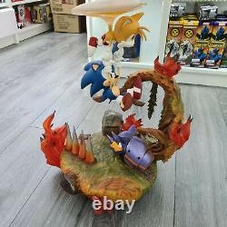 First4Figures Sonic the Hedgehog 3 Sonic & Tails Resin Large Statue Model Figure