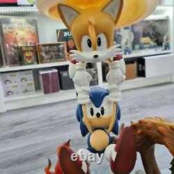 First4Figures Sonic the Hedgehog 3 Sonic & Tails Resin Large Statue Model Figure