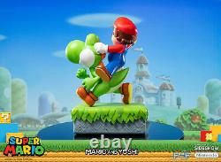 First4Figures Super Mario Mario & Yoshi LARGE Resin Statue NEW