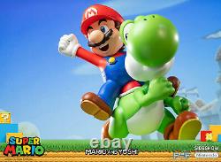 First4Figures Super Mario Mario & Yoshi LARGE Resin Statue NEW