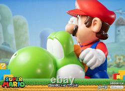 First4Figures Super Mario Mario & Yoshi LARGE Resin Statue NEW