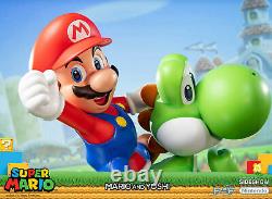 First4Figures Super Mario Mario & Yoshi LARGE Resin Statue NEW