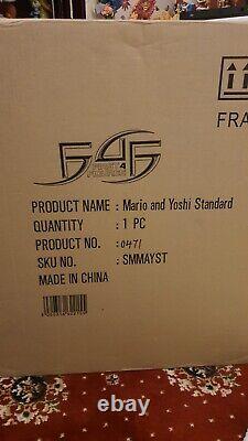 First4Figures Super Mario & Yoshi LARGE Statue Number 471 BRAND NEW IN BOX Rare