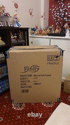 First4Figures Super Mario & Yoshi LARGE Statue Number 471 BRAND NEW IN BOX Rare