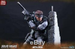 First 4 Figures Metal Gear Solid (Solid Snake) Regular RESIN Statue /Figure