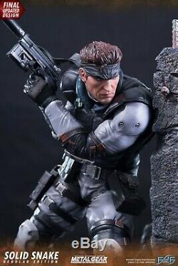 First 4 Figures Metal Gear Solid (Solid Snake) Regular RESIN Statue /Figure