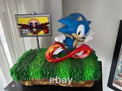 First 4 Figures Sonic 25th Anniversary Resin Statue VERY RARE