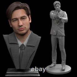 Fox Moulder Bust / Statue 3D Resin 12K Printed Model Kit Unassembled Unpainted