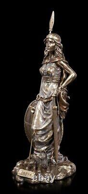 Freya Bronzed Figure Viking Deco Odin Goddess Warrior Veronese Statue