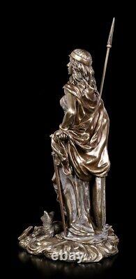 Freya Bronzed Figure Viking Deco Odin Goddess Warrior Veronese Statue