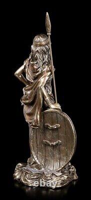 Freya Bronzed Figure Viking Deco Odin Goddess Warrior Veronese Statue