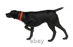GERMAN Shorthaired Pointer Dog Black Resin Figure Statue Breed Kennel lifesize